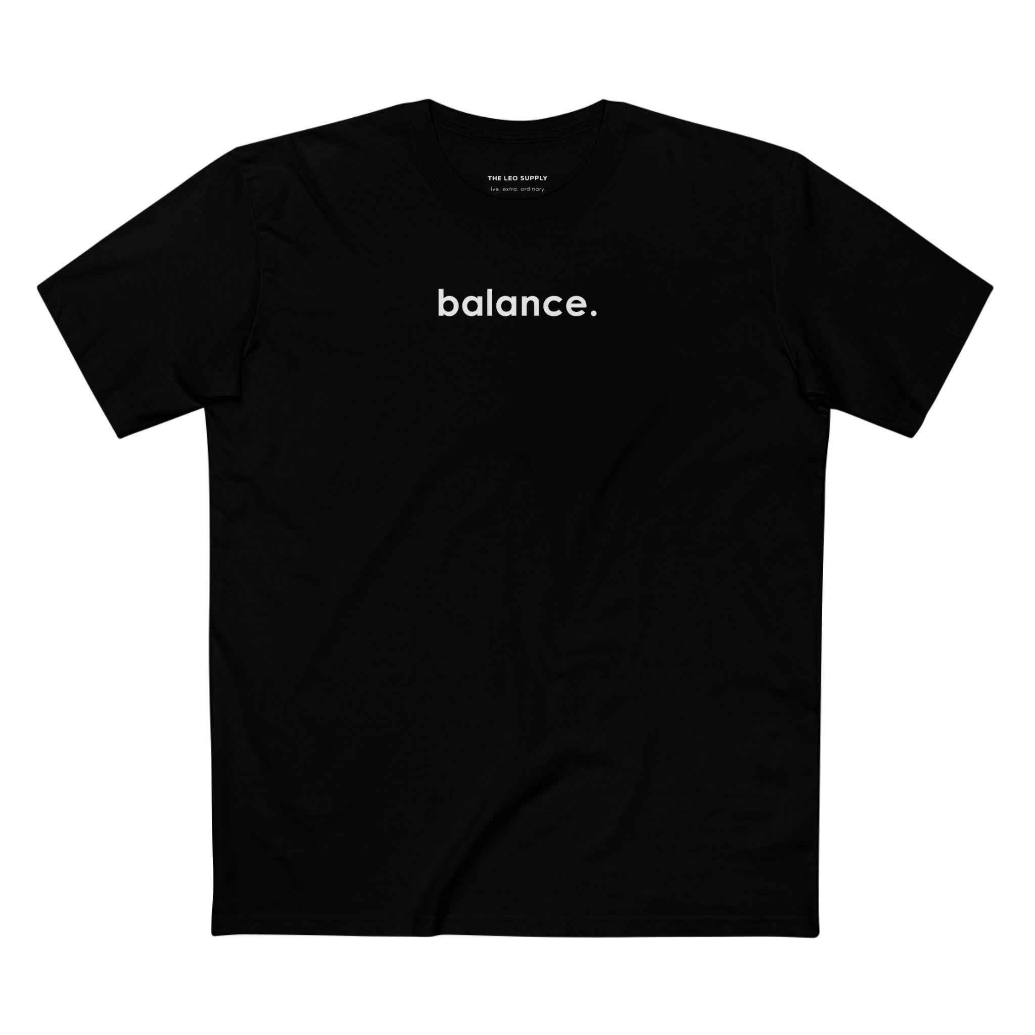 balance. tee | $34